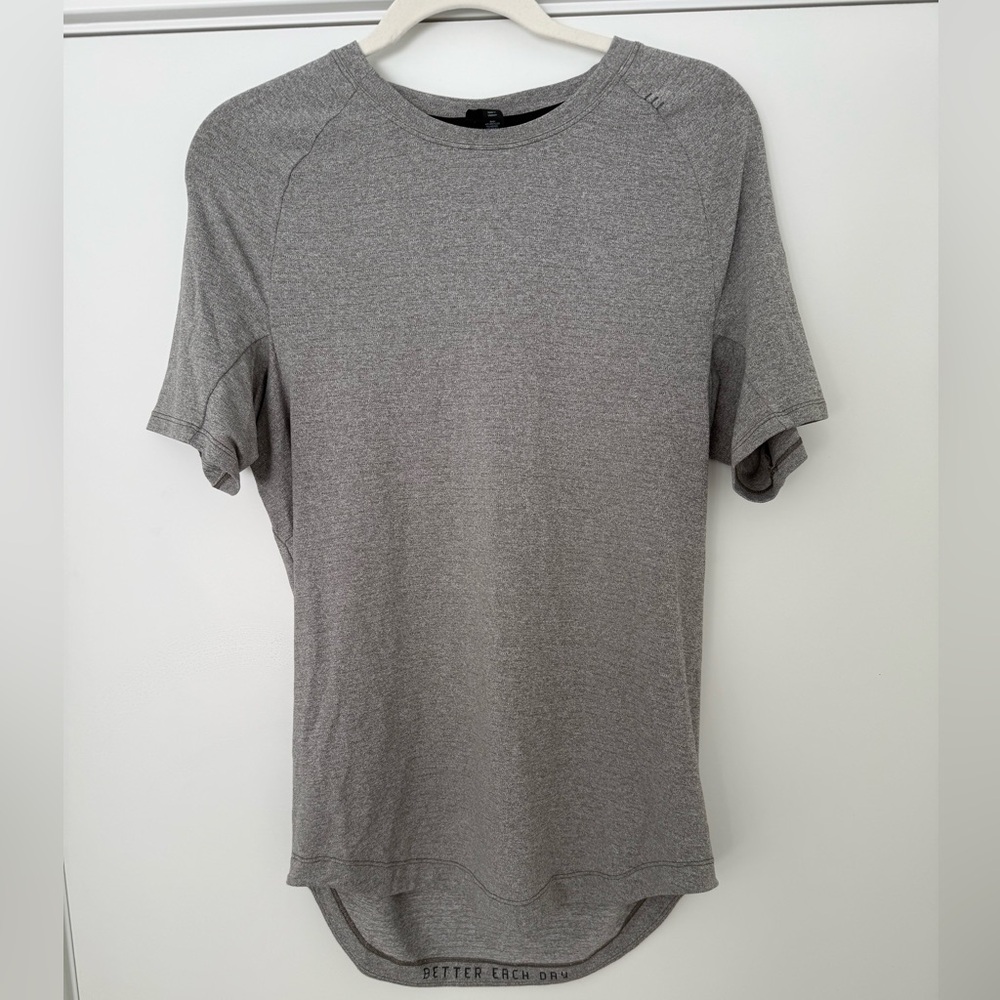 Lululemon Drysense Gray / Heathered Rover Men's Shirt Small S Like New
